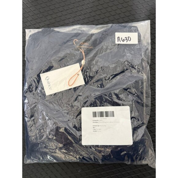 Women's Quince Navy Mongolian Cashmere Crewneck Sweater Size L - Picture 6 of 7